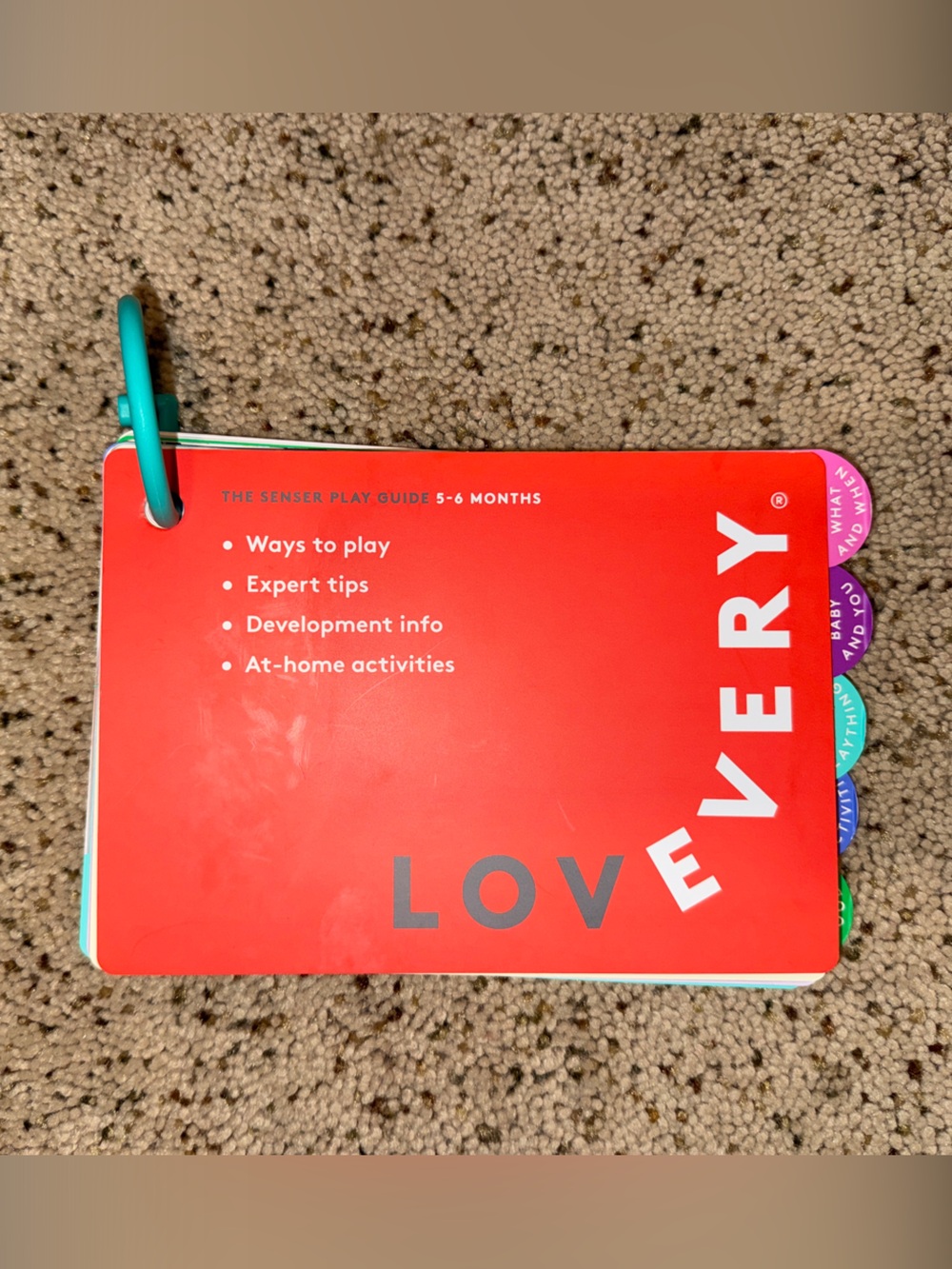 Lovevery Sensor Play Guide 5-6 Months